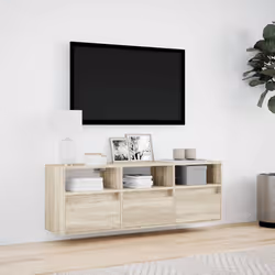 VidaXL 852343 Support TV et centre de divertissement 3 tiroir(s) - Vue supplémentaire 4