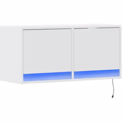 Cette armoire TV murale est la solution parfaite pour votre espace de vie afin de maximiser l'espace et de garder les surface ...