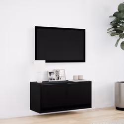 VidaXL 852356 Support TV et centre de divertissement 2 tiroir(s) - Vue supplémentaire 4