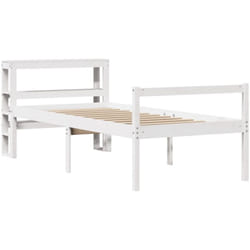 Lit Pour Personne Âgée Avec Tête De Lit Sans Matelas 75x190 Cm Vidaxl