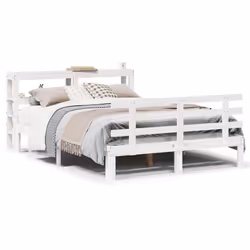 VidaXL 3306111, Blanc, 1260 mm, 2,25 m, 820 mm, 1200 x 2000 mm, 1260 x 190 x 820 mm