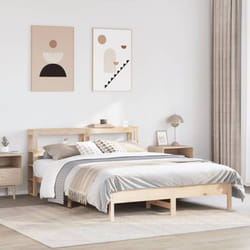 Cadre De Lit Sans Matelas 160x200 Cm Bois Massif De Pin Vidaxl