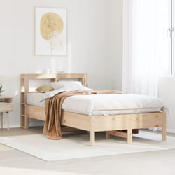 Cadre De Lit Sans Matelas 120x200 Cm Bois De Pin Massif Vidaxl