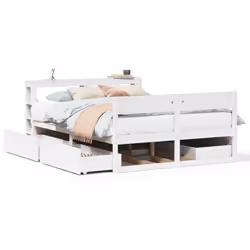 VidaXL 3306382, Blanc, 1460 mm, 2,25 m, 820 mm, 1400 x 2000 mm, 1 pièce(s)