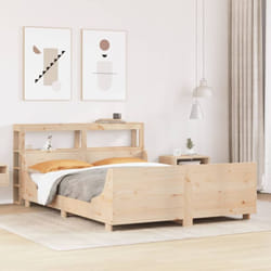 Vidaxl Cadre De Lit Sans Matelas 140x200 Cm Bois Massif De Pin