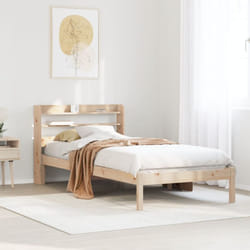 Cadre De Lit Sans Matelas 90x190 Cm Bois De Pin Massif Vidaxl