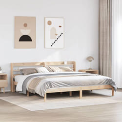 Cadre De Lit Sans Matelas 180x200 Cm Bois Massif De Pin Vidaxl