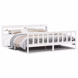 VidaXL 3306587, Blanc, 1900 mm, 2,18 m, 820 mm, 1800 x 2000 mm, 1 pièce(s)
