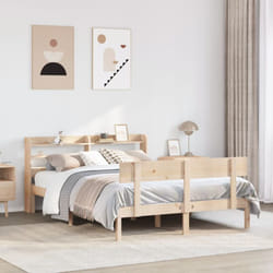 Cadre De Lit Sans Matelas 120x190 Cm Bois De Pin Massif Vidaxl