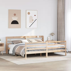 Cadre De Lit Avec Tête De Lit Sans Matelas 200x200 Cm Vidaxl