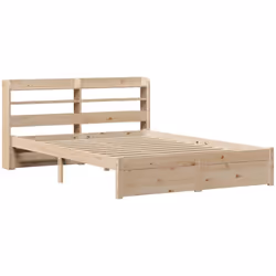Profitez d'une bonne nuit de sommeil dans ce cadre de lit en bois ! Il sera un supplément pratique et décoratif à votre intér ...