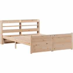 Profitez d'une bonne nuit de sommeil dans ce cadre de lit en bois ! Il sera un supplément pratique et décoratif à votre intér ...