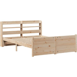 Vidaxl - Cadre de lit avec tête de lit sans matelas 120x200 cm