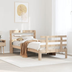 Cadre De Lit Avec Tête De Lit Sans Matelas 100x200 Cm Vidaxl