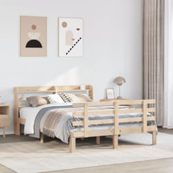 Cadre De Lit Avec Tête De Lit Sans Matelas 120x200 Cm Vidaxl
