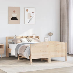 vidaXL Cadre de lit sans matelas 160x200 cm bois massif de pin 3306960