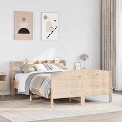 Cadre De Lit Sans Matelas 120x200 Cm Bois De Pin Massif Vidaxl