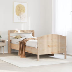 Vidaxl - Cadre De Lit Sans Matelas 100x200 Cm Bois Massif De Pin