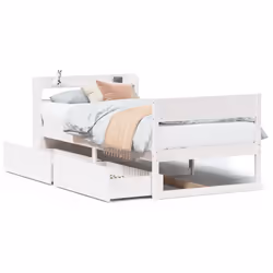 VidaXL 3307114, Blanc, 1900 mm, 2,18 m, 820 mm, 1800 x 2000 mm, 1 pièce(s)