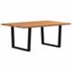 vidaXL Table à manger 180x120x74 cm bois de chêne massif rectangulaire