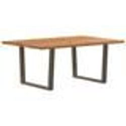 vidaXL Table à manger 180x120x74 cm bois de chêne massif rectangulaire