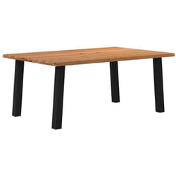 Vidaxl - Table à manger marron clair bois de chêne massif rectangulaire