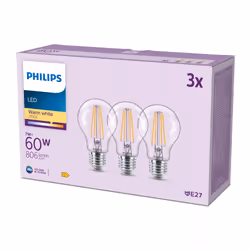 Philips 8721103047441 ampoule LED Blanc chaud 2700 K 7 W E27 E