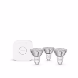 Philips Hue White and Color ambiance Kit de démarrage Essential : 3 ampoules connectées GU10 (345 lm) - Vue supplémentaire 2