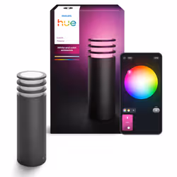 Philips Hue White and Color ambiance Borne d'éclairage extérieure Lucca - Vue supplémentaire 3