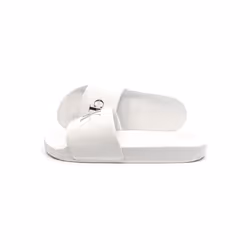 Claquettes Blanches Homme Calvin Klein Jeans Slide Monogram