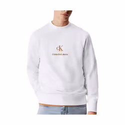 Sweat Blanc Homme Calvin Klein Jeans Shadow