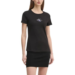 T-shirt Noir Femme Calvin Klein Jeans Gradient