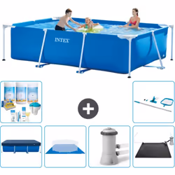 Choisissez la commodité et le confort cet été Avec ce forfait piscine d' Intex , vous pouvez choisir la la commodité et < str ...