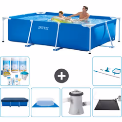 Choisissez la commodité et le confort cet été Avec ce forfait piscine d' Intex , vous pouvez choisir la la commodité et < str ...