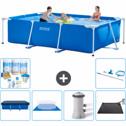 Choisissez la commodité et le confort cet été Avec ce forfait piscine d' Intex , vous pouvez choisir la la commodité et < str ...