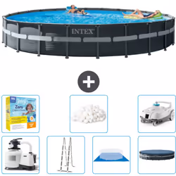 Choisissez la commodité et le confort cet été Avec ce forfait piscine d' Intex , vous pouvez choisir la la commodité et < str ...
