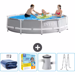 Choisissez la commodité et le confort cet été Avec ce forfait piscine d' Intex , vous pouvez choisir la la commodité et < str ...
