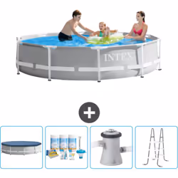 Choisissez la commodité et le confort cet été Avec ce forfait piscine d' Intex , vous pouvez choisir la la commodité et < str ...