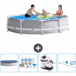 Choisissez la commodité et le confort cet été Avec ce forfait piscine d' Intex , vous pouvez choisir la la commodité et < str ...