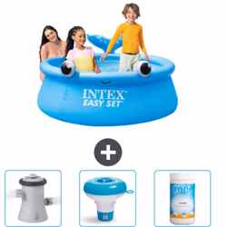 Choisissez la commodité et le confort cet été Avec ce forfait piscine d' Intex , vous pouvez choisir la la commodité et < str ...