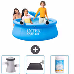 Choisissez la commodité et le confort cet été Avec ce forfait piscine d' Intex , vous pouvez choisir la la commodité et < str ...