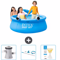 Choisissez la commodité et le confort cet été Avec ce forfait piscine d' Intex , vous pouvez choisir la la commodité et < str ...