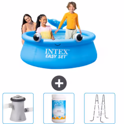 Choisissez la commodité et le confort cet été Avec ce forfait piscine d' Intex , vous pouvez choisir la la commodité et < str ...
