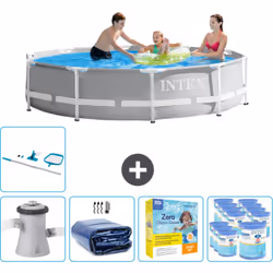 Choisissez la commodité et le confort cet été Avec ce forfait piscine d' Intex , vous pouvez choisir la la commodité et < str ...
