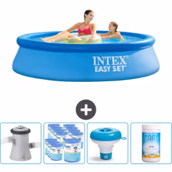 Choisissez la commodité et le confort cet été Avec ce forfait piscine d' Intex , vous pouvez choisir la la commodité et < str ...