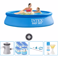 Choisissez la commodité et le confort cet été Avec ce forfait piscine d' Intex , vous pouvez choisir la la commodité et < str ...