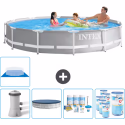 Choisissez la commodité et le confort cet été Avec ce forfait piscine d' Intex , vous pouvez choisir la la commodité et < str ...