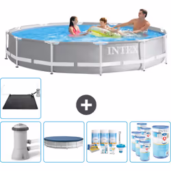 Choisissez la commodité et le confort cet été Avec ce forfait piscine d' Intex , vous pouvez choisir la la commodité et < str ...