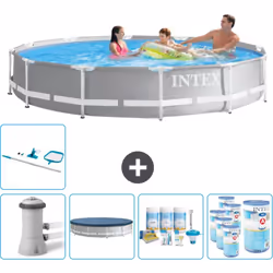 Choisissez la commodité et le confort cet été Avec ce forfait piscine d' Intex , vous pouvez choisir la la commodité et < str ...