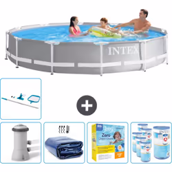 Choisissez la commodité et le confort cet été Avec ce forfait piscine d' Intex , vous pouvez choisir la la commodité et < str ...